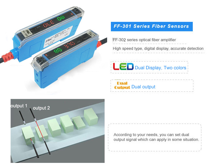 FF-302 series fiber amplifier features profile